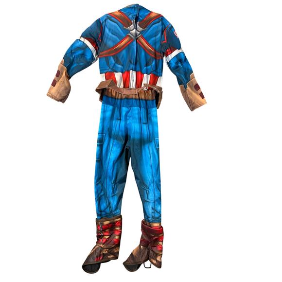 Superhero Costume Lot Captain America Iron Man M Medium Boys 8 10 Rubies - Picture 3 of 16